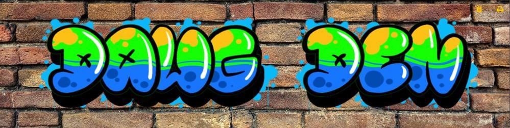  "Dawg Den" in graffiti writing